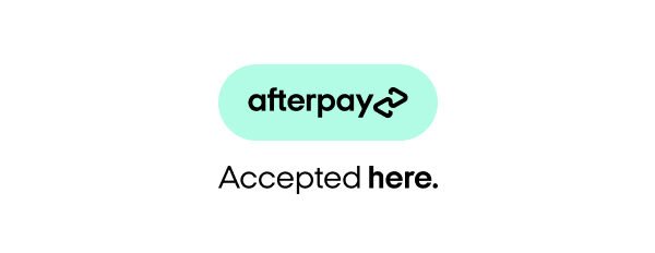 A logo with a green oval featuring "afterpay" and a directional arrow, accompanied by the text "Accepted here" in black below, all set against a white background. Perfect for your dog grooming business in Howrah or Hobart.